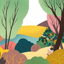 Curiosa - Álbum ilustrado. Projekt z dziedziny Tradycyjna ilustracja, Ilustracje dla dzieci i Ilustracja wydawnicza użytkownika Núria Ventura - 18.02.2022