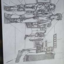 Mi Proyecto del curso: Fundamentos del dibujo de personas a partir de la imaginación. Traditional illustration, Fine Arts, Sketching, Pencil Drawing, Drawing, Artistic Drawing, and Figure Drawing project by vicmora67 - 02.18.2022