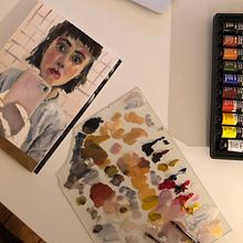 My project in Expressive Oil Portraiture: Explore the Alla Prima Technique course. Un progetto di Belle arti, Pittura e Pittura ad olio di Ania Grzeszek - 18.02.2022