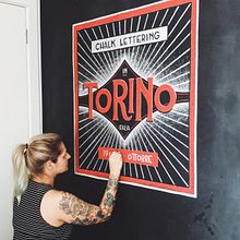 Chalk Lettering in Torino 2019 Ein Projekt aus dem Bereich Design, Traditionelle Illustration, Lettering, T und pografie von Cristina Pagnoncelli - 18.02.2022