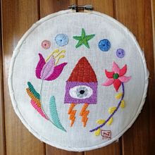 Mi Proyecto del curso: Bordado contemporáneo con puntos tradicionales mexicanos. Projekt z dziedziny Craft,  Haft,  Tkactwo, Wzornictwo tekst i liów użytkownika campuzano_abril - 18.02.2022