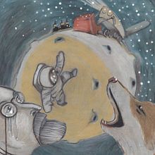 Иллюстрации к стихам Евгения Городецкого. Projekt z dziedziny Trad, c i jna ilustracja użytkownika Алексей Макаревич - 18.02.2022