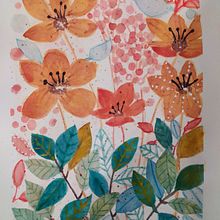 Mi Proyecto del curso: Acuarela floral: conecta con la naturaleza. Ilustração tradicional, Pintura, Pintura em aquarela e Ilustração botânica projeto de Francisca Vázquez Pérez - 18.02.2022