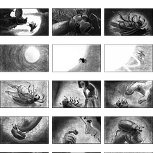 Minha lua (my moon). Art Direction, Character Animation, Stor, board, and Script project by Nelson Caramico - 02.18.2022
