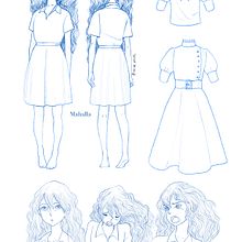 My project in The Art of Manga: Drawing Unique Characters course. Character Design, Pencil Drawing, Drawing, Manga & Ink Illustration project by Dian Nugrahaningsari - 02.18.2022