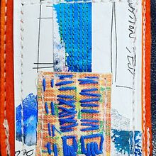 Mixed Media Stitch Project (paper and cloth). Fine Arts, Collage, Embroider, and Textile Design project by alchemymanager - 02.19.2022