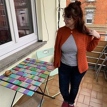 Mi Proyecto del curso:  Top-down: prendas a crochet de una sola pieza. Fashion Design, Fiber Arts, DIY, Crochet, and Textile Design project by Violeta Cortés Sánchez - 02.19.2022