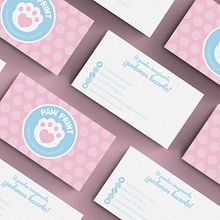 Logo + Tarjeta de Visita Paw Print Merch. Un progetto di Graphic design e Illustrazione tradizionale di Ainoa Flores - 15.02.2021