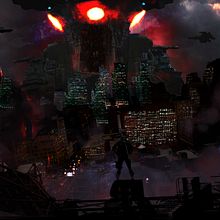 Meu projeto do curso: Cyberpunk. Un progetto di Illustrazione tradizionale, Ritocco fotografico, Illustrazione digitale, Videogiochi e Arte concettuale di Rômulo Bastos - 17.02.2022