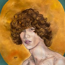 Mi Proyecto del curso: Retrato ilustrado en acuarela. Traditional illustration, Fine Arts, Painting, Drawing, Watercolor Painting, Portrait Drawing, and Artistic Drawing project by ANDRES ORLANDO SALAZAR PINILLA - 03.19.2022