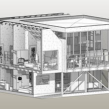 Mi Proyecto del curso: Diseño y modelado arquitectónico 3D con Revit. Un progetto di 3D, Architettura, Architettura d'interni, Modellazione 3D, Architettura digitale e ArchVIZ di Deyson Kevin Paucara Jimenez - 20.02.2022