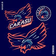 Carasu Esports. Graphic Design, Traditional illustration, Br, ing & Identit project by Moi "Angry" Alxes - 02.20.2022