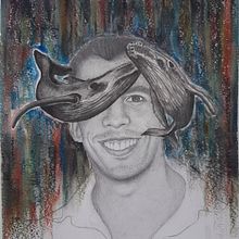 Meu projeto do curso: Retrato com técnica mista: capture expressões e emoções. Un proyecto de Bellas Artes, Dibujo a lápiz, Dibujo, Dibujo de Retrato, Dibujo realista y Dibujo artístico de Ioná Vasconcelos Amaral Santos - 20.02.2022
