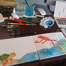 Il mio progetto del corso: Sketching creativo ad acquerello per principianti. Traditional illustration, Sketching, Creativit, Drawing, Watercolor Painting, and Sketchbook project by Assunta Maria - 02.20.2022