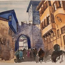 My project in Architectural Illustration with Watercolor course Ein Projekt aus dem Bereich Traditionelle Illustration, Aquarellmalerei und Architektonische Illustration von Regina Raycheva - 20.02.2022