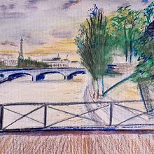 Paris aux crayons de couleurs et feutres aquarellables . Un progetto di Illustrazione tradizionale di Virginie - 20.02.2022