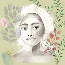 Dandara. Projekt z dziedziny Trad, c, jna ilustracja,  R, sunek, Malowanie akwarelą, Portret,  R, sunek art, st i czn użytkownika Jana Crivelli - 06.11.2021