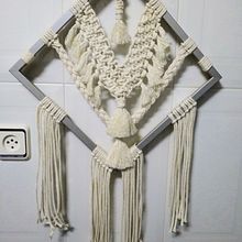 Mi Proyecto del curso: Introducción al tapiz de macramé. Un progetto di Design di accessori, Artigianato, Fiber Art, Macramè e Textile Design di loliestevez100 - 21.02.2022