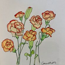 My project in Botanical Sketchbooking: A Meditative Approach course. Een project van Traditionele illustratie,  Schetsen,  Tekening, Aquarelschilderen,  Botanische illustratie y Sketchbook van Trisha Berry - 21.02.2022