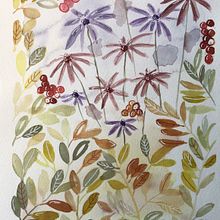 My project in Artistic Floral Watercolor: Connect with Nature course. Un proyecto de Ilustración tradicional, Pintura, Pintura a la acuarela e Ilustración botánica de Cecilia Gustavsson - 21.02.2022