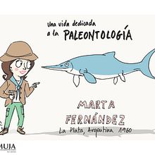 Exposición Paleontóloga Museo Jurásico Asturias. Un projet de Illustration traditionnelle de Vanesa Rovira - 21.02.2022