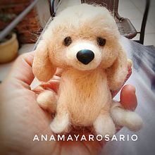 Mi primer puppy en fieltro. Arts, Crafts, To, Design, Needle Felting, and Character Design project by Alejandra Fernandez - 02.20.2022