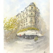 Mein Kursprojekt: Architektonische Zeichnung mit Aquarell und Tinte. Un proyecto de Bocetado, Dibujo, Pintura a la acuarela, Ilustración arquitectónica, Sketchbook e Ilustración con tinta de aquarellarei - 21.02.2022