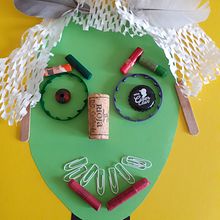 Mein Kursprojekt: Collagetechniken: Finde deine Künstleridentität . Kolase, Menggambar Potret, Dan Berkreasi dengan Anak-Anak proyek oleh Susana - 02.21.2022