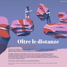 Oltre le distanze - Sito Web per Fondazione Agnelli e Google. Multimedia, Web Design, and Editorial Design project by Stefano Cipolla - 02.21.2022