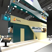 Arquitectura efímera para ferias de comercio Ein Projekt aus dem Bereich Design, Infografik und 3-D-Modellierung von María Calleja Grande - 21.02.2022