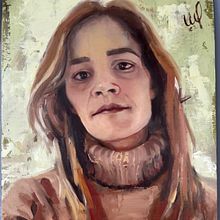 Mi Proyecto del curso: Retratos contemporáneos al óleo. Projekt z dziedziny Trad, c, jna ilustracja,  Sztuki piękne,  Malarstwo i Malarstwo olejowe użytkownika Ana de Velasco - 20.02.2022