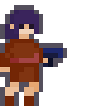 Mi Proyecto del curso: Animación de personajes en pixel art para videojuegos. Character Animation, Video Games, Pixel Art, and Game Development project by Xiomara Montoya Castillo - 02.21.2022