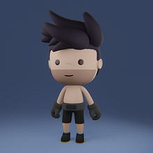Creación de personajes kawaii en 3D con Blender . Un progetto di Character design, Illustrazione digitale, Modellazione 3D, Illustrazione tradizionale e Manga di Kevin Rafael Araujo - 15.02.2022