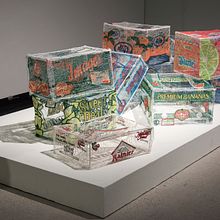 Embroidered Fruit Boxes. Fiber Arts, Sculpture, Embroider, and Sewing project by Amanda McCavour - 02.21.2022