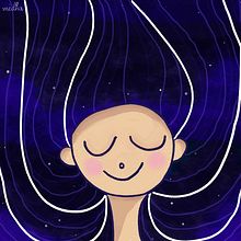 Dream girl fantasy illustration. Traditional illustration, Digital Illustration, and Children's Illustration project by Medha Nagesh - 02.20.2022
