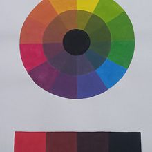 TEG - Tempera, cercle cromàtic. Pintura projeto de Nerea Iznájar Blázquez - 22.02.2022