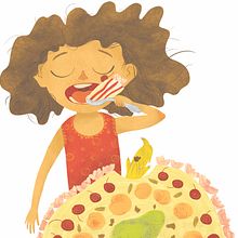 Illustration competition . Traditional illustration project by Ekaterina Bat Khen - 02.22.2022