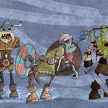 Mi Proyecto del curso: Fábrica de personajes ilustrados. Traditional illustration, Character Design, Digital Illustration, Children's Illustration, and Narrative project by Javier Castro - 02.22.2022