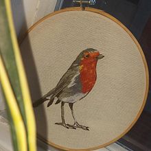 Mi Proyecto del curso: Pintar con hilo: técnicas de ilustración textil. Traditional illustration, Embroider, and Textile Design project by carina_ortiz6 - 02.22.2022