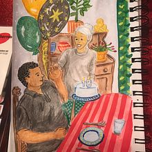 Dessins dans le carnet de croquis. Sketchbook, Drawing, and Creativit project by Katimar Chesso - 02.23.2022