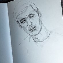 My project in Portrait Sketchbooking: Explore the Human Face course. Sketching, Drawing, Portrait Drawing, Artistic Drawing, and Sketchbook project by janetlevrel - 02.23.2022