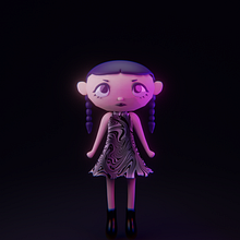 Mon projet du cours : Création de personnages kawaii en 3D avec Blender. Traditional illustration, Character Design, Digital Illustration, 3D Modeling, and Manga project by Sarah Beaubeau - 02.23.2022