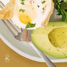 Breakfast. Traditional illustration, and Digital Illustration project by Javi Sola - 02.23.2022