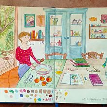 Il mio progetto del corso: Sketchbook per esplorare il tuo stile di disegno. Traditional illustration, Sketching, Creativit, Drawing, Watercolor Painting, Sketchbook, and Gouache Painting project by Levia Pagetta - 02.24.2022