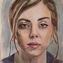 My project in Artistic Portrait with Watercolors course. Fine Arts, Painting, Watercolor Painting, and Portrait Drawing project by tasianaf - 02.24.2022