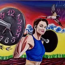 My project in Introduction to Surrealist Oil Painting course Ein Projekt aus dem Bereich Bildende Künste, Malerei und Ölmalerei von Svetlana Volchak - 24.02.2022