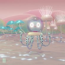 Mi Proyecto del curso: Creación de personajes kawaii en 3D con Blender . Un proyecto de Ilustración tradicional, Diseño de personajes, Ilustración digital, Modelado 3D y Manga de Mónica Colias - 24.02.2022