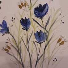 My project in Floral Arrangement Illustration in Watercolor course. Traditional illustration, Fine Arts, Painting, Watercolor Painting, Botanical Illustration, and Naturalistic Illustration project by Vicky Despres - 02.24.2022