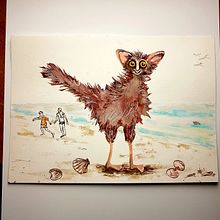 Mein Kursprojekt: Kreative Illustrationstechniken mit Gouache. Traditional illustration, Character Design, Fine Arts, Painting, Children's Illustration, Gouache Painting, and Picturebook project by Brigitte Janson - 02.24.2022