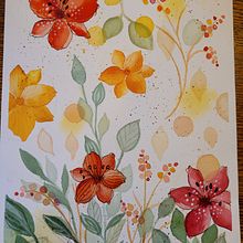 My project in Artistic Floral Watercolor: Connect with Nature course. Projekt z dziedziny Trad, c, jna ilustracja,  Malarstwo, Malowanie akwarelą, R i sunek botaniczn użytkownika Racheli Wolfson - 22.02.2022